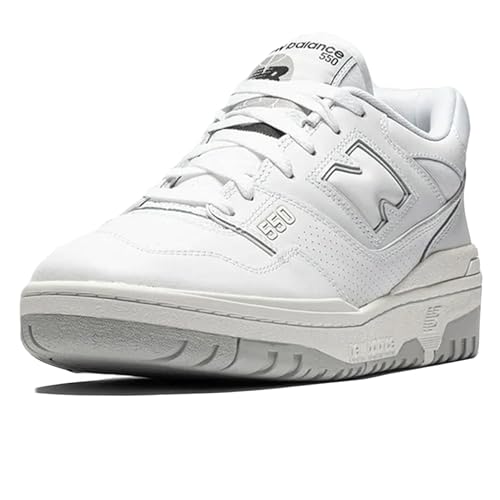 New Balance Herren 550 Sneaker, Weiss, 45.5 EU