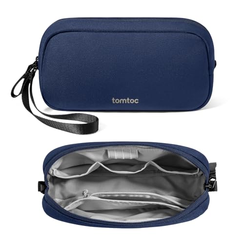 tomtoc Kabel Organizer Tasche, Elektronik EDC Zubehör Kabeltasche Kabelorganizer, Reiseutensilien Koffer Organizer Tech Pouch Geschenk Cable Bag für Handy Netzteil, Ladekabel, Ladestecker, Powerbank