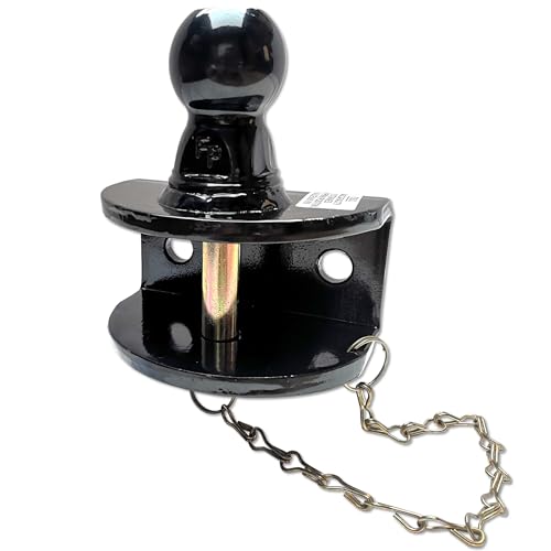 XIMPLIO Maulkupplung mit Bolzen Zugmaul für Flanschkugel Anhängerkupplung AHK - Kombimaulkupplung 90mm für ATV und Quad, Wohnmobil, US-Fahrzeug, Traktor, Transporter, LKW