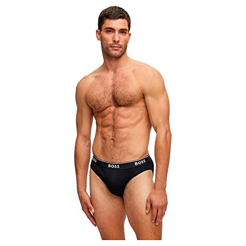BOSS Herren Brief, 3er Pack Power, Black, XL