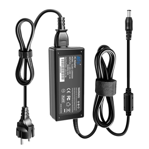 KFD 12V 5A 60W Ladegerät für Teufel Boomster Lautsprecher W- King T12 Netzteil für Peloton Console Wahoo Echelon 12VDC 3.0A 4.0A 4,17A 5.0A 36W 48W 60W Fitnessbikes LED WD My Cloud Ex2 ultra Ladekabel