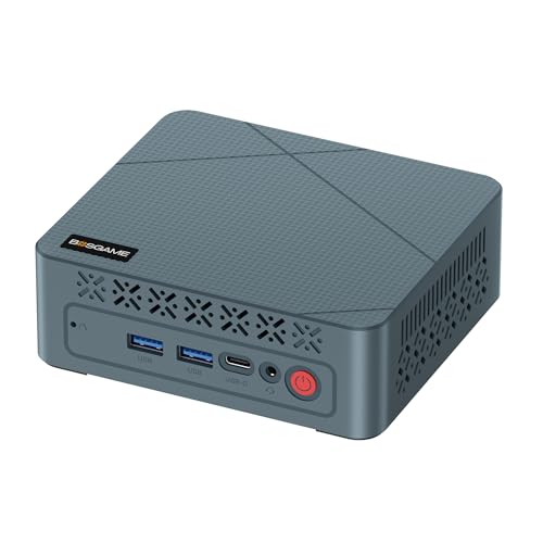 BOSGAME E2 Neo Windows 11 Pro Business Mini PC AMD Ryzen 5 3500U, 4C 8T, bis zu 3,7 GHz, 16 GB DDR4 RAM, 512 GB SSD, 4K@60Hz Triple Display, HDMI, Type-C, USB3.2, LAN, Wi-Fi 5, Bluetooth 5.0