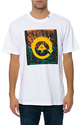 LRG Herren T-Shirt Recycled City - Weiß - Groß