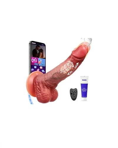 Tagnaff 3-in-1 APP-Steuerung Dildo mit Vibration & Jetfunktion