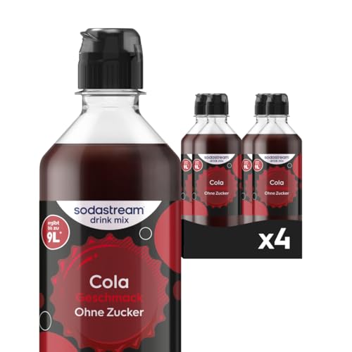 Sodastream drink mix Cola ohne Zucker, 4er Pack (4 x 440 ml)