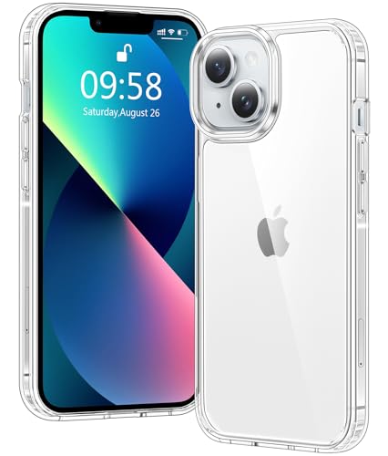 Voyahülle Hülle für iPhone 13 Hülle, Anti-Vergilbung Transparent Handyhülle Stoßfest Schutzhülle, Premium Kratzfeste Case für iPhone 13 - Durchsichtig