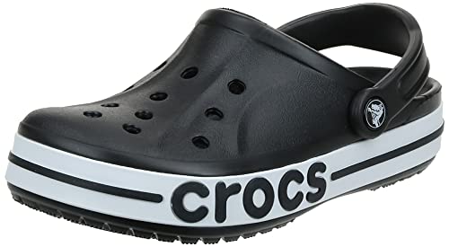 Crocs Unisex Erwachsene Bayaband Clog Clog, Black/White, 46/47 EU