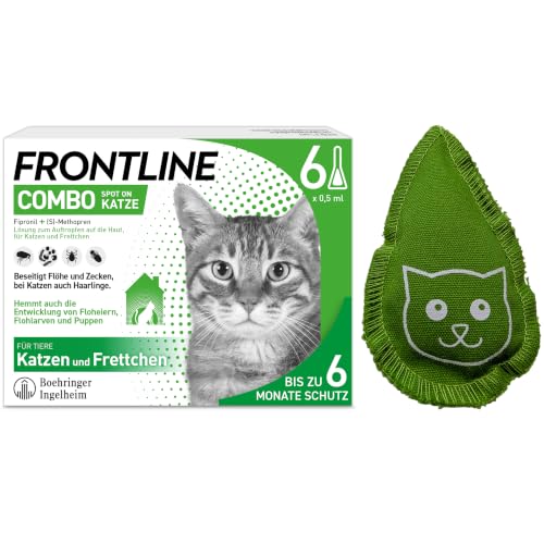 FRONTLINE Combo Katze gegen Zecken, Flöhe & Haarlinge - für alle Größen