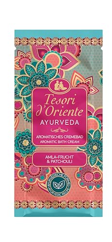 Tesori d'Oriente | Cremebad 'Ayurveda' | Aromatisches Cremebad mit Amla-Frucht und Patchouli | Cremebad zur Körperpflege | Wellness-Ritual für Körper & Sinne | 40ml