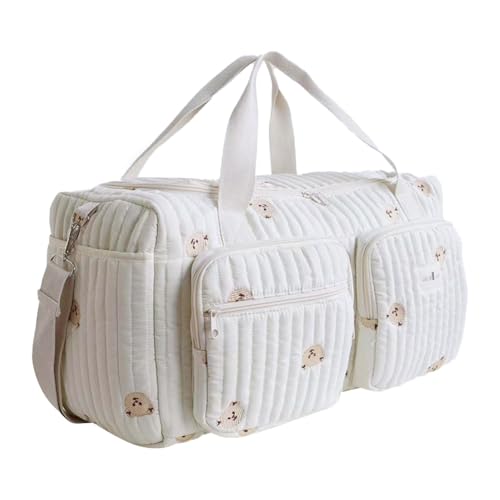 Wickeltasche Tote Mommy Schultertasche Leicht Gepolstert Baby Wickeltasche Große Multifunktionale Reisetasche Umhängetasche for Mutterschaft und Babywechsel for Krankenhaus Wochenendreisen