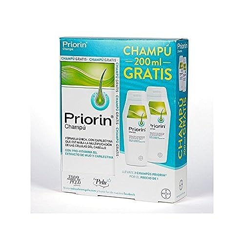 Pack: 2x Priorin Shampoo (200ml+200ml) for Hair Loss (Bayer) by Bayer