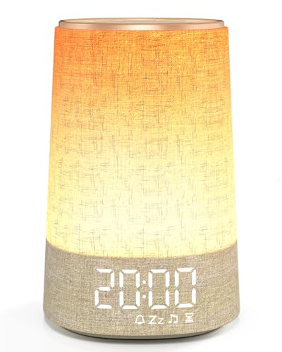 Tageslichtwecker Wecker Sonnenaufgang 7 Sanfte Wecktöne,30 Naturgeräuschen
