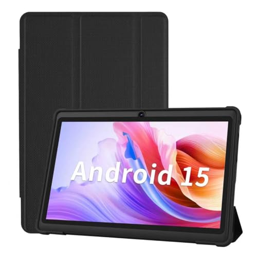 PRITOM 7 inch Tablets Android 15,8GB RAM, 32 GB, (Expandable 1TB),3500 Mah, Tablet PC, Bluetooth,Dual Camera,WiFi, Portable Tablet PC with Black Case
