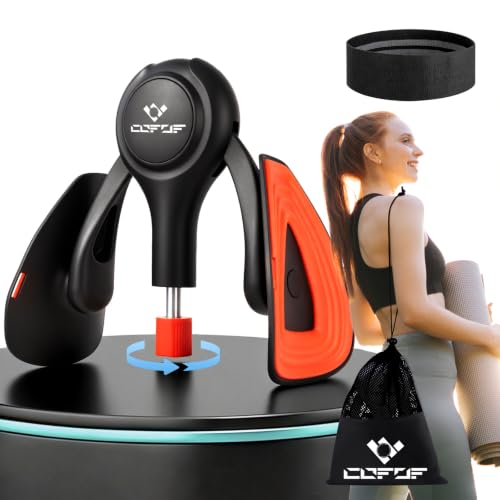 Oberschenkeltrainer, 15-70lb Beckenbodentrainer für Frau, mit Fitnessbänder