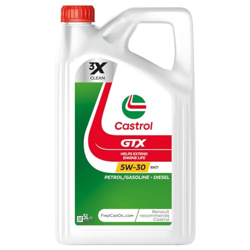 Castrol GTX 5W-30 RN17 Motoröl, 5L