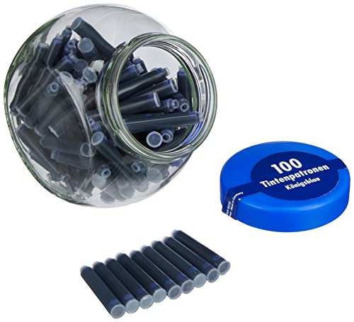 Pelikan 156372 Tintenpatrone, königsblau, 100 Stück