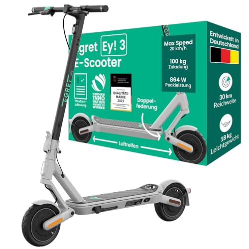 Egret Ey! 3 Faltbarer E-Scooter mit Straßenzulassung, 9