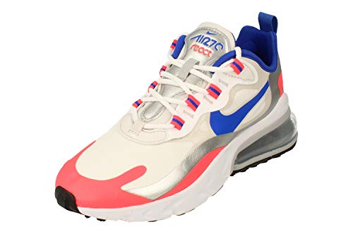 Nike Damen Air Max 270 React Running Trainers CW3094 Sneakers Schuhe (UK 6 US 8.5 EU 40, White Racer Blue Flash Crimson 100)