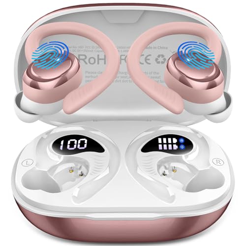 Hupoaf Bluetooth 5.4 Kopfhörer, In Ear Kopfhörer Kabellos Bluetooth IPX7, L30