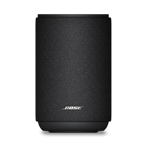 Bose Lifestyle Ultra Lautsprecher, kabelloser Heimlautsprecher mit TrueSpatial‑Audio, CleanBass, AirPlay und Google Cast, Schwarz