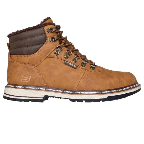Skechers Herren Corado Memphis Hiking Boot, Wheat Synthetic/Mesh, 44 EU