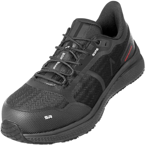 ACE Constructor S1-P Arbeitsschuhe - leicht, rutschfest und bequem - Sicherheitsschuhe für Damen & Herren - Schwarz - 45
