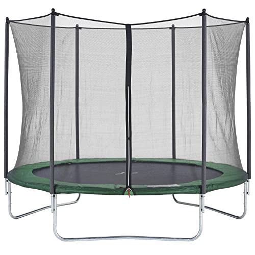 CZON SPORTS Gartentrampolin Ø300 cm mit Sicherheitsnetz, grün|trampolin|trampolin outdoor