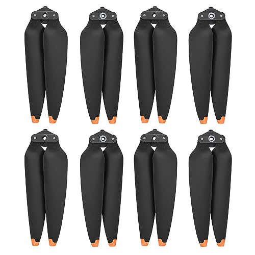 Craznick Propeller für DJI Air 3/AIR 3S Ersatz Propellerblätter Schnellverschluss Rotorblätter Geräuscharme Flügel für DJI Air 3/AIR 3S Drohnenzubehör 8 Stück Orange