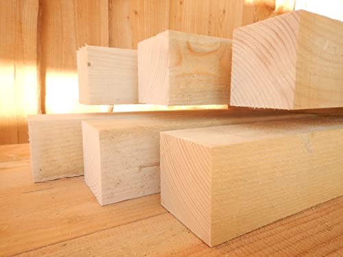 FICHTE TANNE 60x60 mm Balken 6x6 cm Kantholz Pfosten Rahmen sägerau Bauholz 200cm Länge (10)