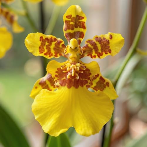 Orchideen Echte Pflanzen Oncidium Joost - 2 große Zimmerpflanzen aus Holland - 30-40 cm hoch - mit Blüten und duftend (Nicht künstlich, ohne Dünger und Topf, kein Samen, nicht winterhart)