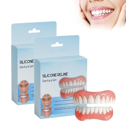 Silikon Reline Gebiss Set, Gebiss, Bikenda Silicone Reline Denture Set, Zahnprothese, Bikenda Zahnprothese (2sets)