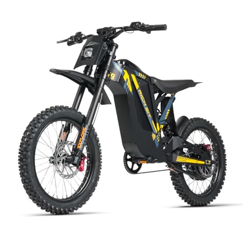 cysum V9 Ultra E-Bike Herren, 17 Zoll Elektrofahrrad mit 48V 20Ah Lithium Akku, E-Motorrad mit hydraulischer Scheibenbremse und Vollfederung