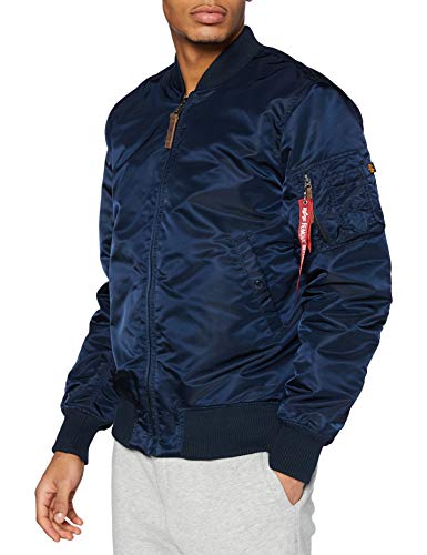 Alpha Industries MA-1 VF 59 Long Bomberjacke für Herren Rep.Blue