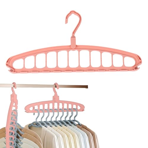 Platzsparender Kleiderbügel, platzsparend, 11-Loch-Design, robuster Kleider-Organizer für Wohnung, College