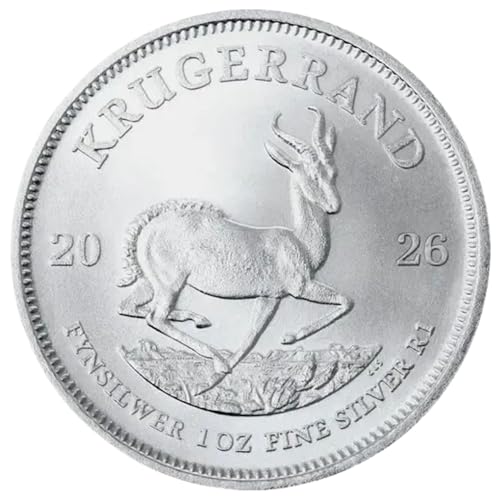 Silbermünze Krügerrand 2026 1 Unze Silber 1 OZ + Geschenkset