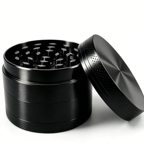 KitchenBoss Grinder Metall mit Reinigungswerkzeugen 4.9cm Schwarz