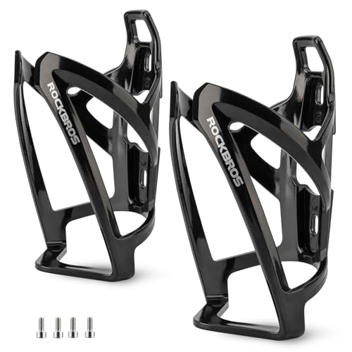 ROCKBROS Flaschenhalter Fahrrad Getränkehalter 35g Leichtgewicht Trinkflaschenhalter für MTB Rennrad Fahrrad 5 Farben (2er-Pack)