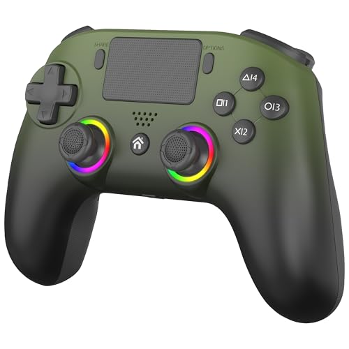 SUBSONIC – Wireless controller for PS5 with programmable paddles and LEDs, vibration and touch function - PS5 Controller Grün