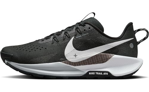 Nike Herren ReactX Pegasus Trail 5 Sneaker, Black/White-Anthracite-Wolf Grey, 42.5 EU
