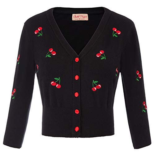 Fashion Bolero Damen Shrugs kurz festlich Bolerojacke hülsen Bolero Cardigan 2XL BP609-1