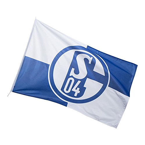 FC Schalke 04 Hissfahne Flaggen/Fahnen, Mehrfarbig, 250 x 150 cm