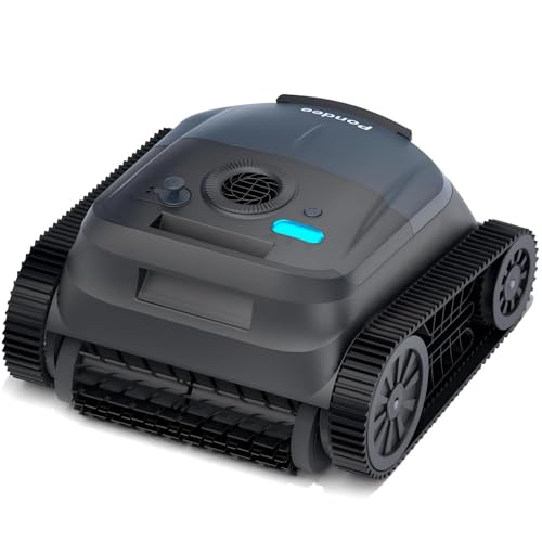 (2026 Upgrade) Pondee X5 Poolroboter Akku Wand und Boden, Wasserlinie & Boden Reinigung, Intelligente Navigation, 3 bürstenlose Motoren, 180 Min.Laufzeit, Poolsauger 21 m³/h Saugkraft, Pool bis 300m²