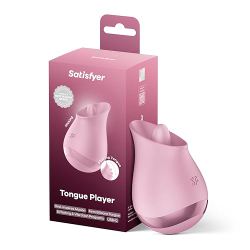 Satisfyer Tongue Player | leiser Klitoris Vibrator aus Silikon | Sex Toys