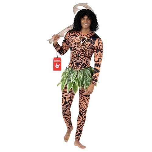 Morph Maui Kostüm für Herren, Männer Verkleidung für Karneval Fasching oder Halloween, Faschingskostüm Erwachsene – Größe L