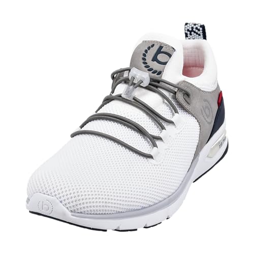 bugatti man Herren Slipper, Männer Slipper, Mokassins,Schlupfschuhe,schluepfschuhe,Freizeit,leger,College Schuhe,Slip-ons,White (6900),45 EU/EU UK