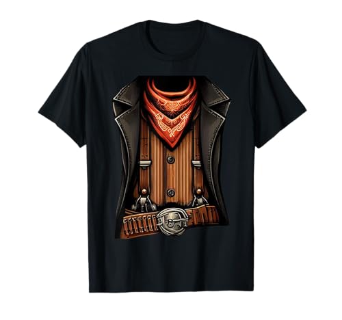Cowboy Kostüm Fasching Karneval Cowboy Verkleidung T-Shirt