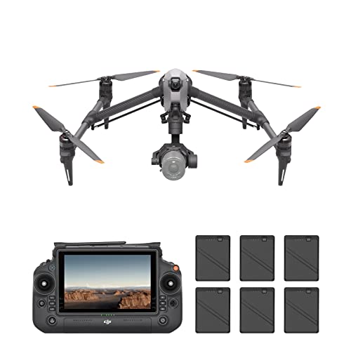 DJI Inspire 3 Standard-Combo, Vollformat-8K-ProRes RAW/CDNG, Ultraweite 1/1,8″ Nachtsicht-FPV-Kamera, Dualformat-Konfigurationen, O3 Pro Videoübertragung