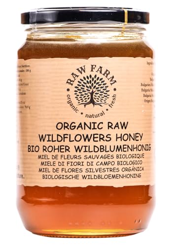 Raw Farm - Roher Bio-Wildblumenhonig, direkt vom Imker 900g