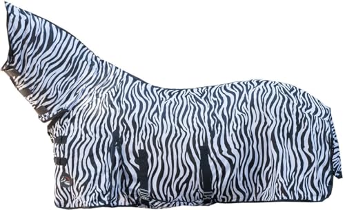 HKM 4669 Fliegendecke Zebra, Halsteil Bauchlatz, Pferdedecke Weidedecke, 95