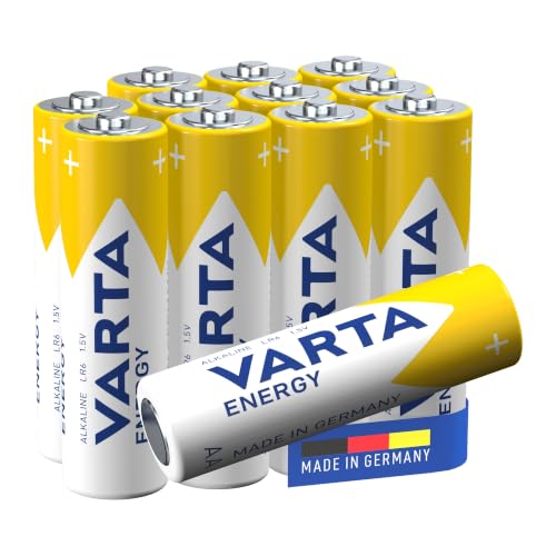 VARTA Batterien AA, 12 Stück Cube, Energy, Alkaline Mignon-Batterie, 1,5 V
